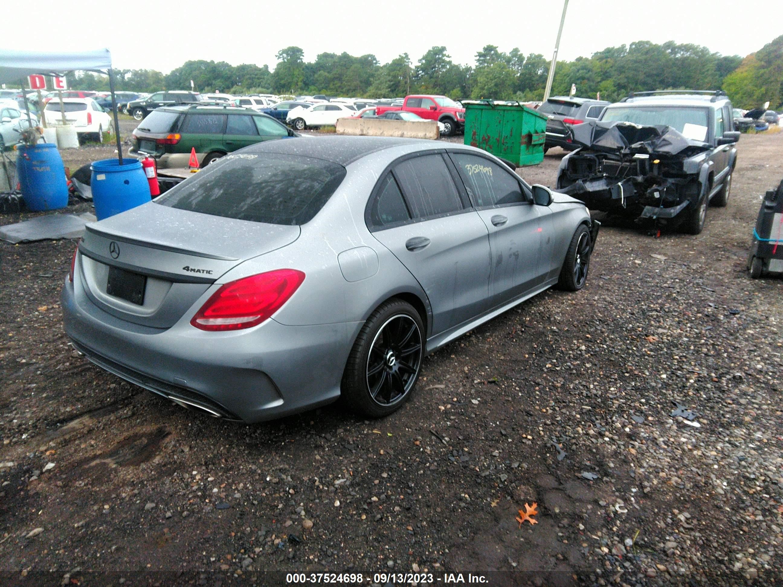 Photo 3 VIN: WDDWF4KB7GR130190 - MERCEDES-BENZ C-KLASSE 