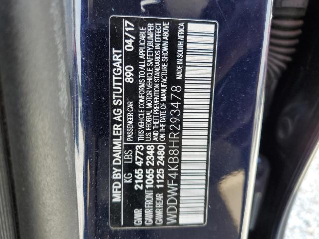 Photo 11 VIN: WDDWF4KB8HR293478 - MERCEDES-BENZ C 300 4MAT 