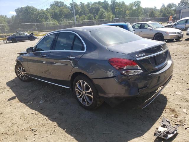 Photo 2 VIN: WDDWF4KB9GR146326 - MERCEDES-BENZ C 300 4MAT 