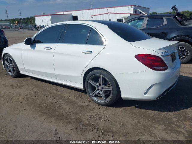 Photo 2 VIN: WDDWF4KBXHR243505 - MERCEDES-BENZ C-CLASS 