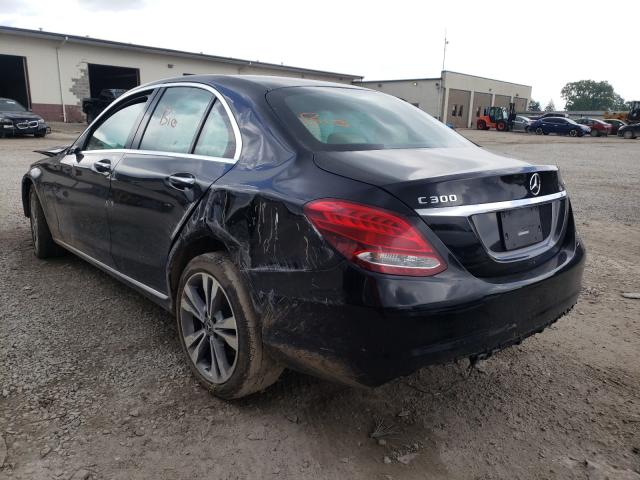 Photo 2 VIN: WDDWF4KBXJR404182 - MERCEDES-BENZ C 300 4MAT 