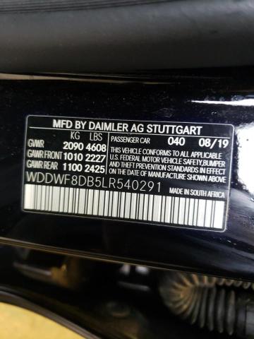 Photo 9 VIN: WDDWF8DB5LR540291 - MERCEDES-BENZ C 300 