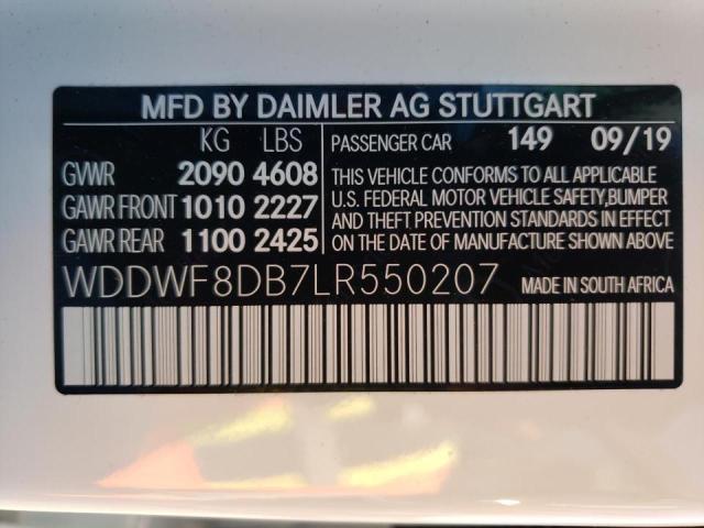 Photo 9 VIN: WDDWF8DB7LR550207 - MERCEDES-BENZ C 300 