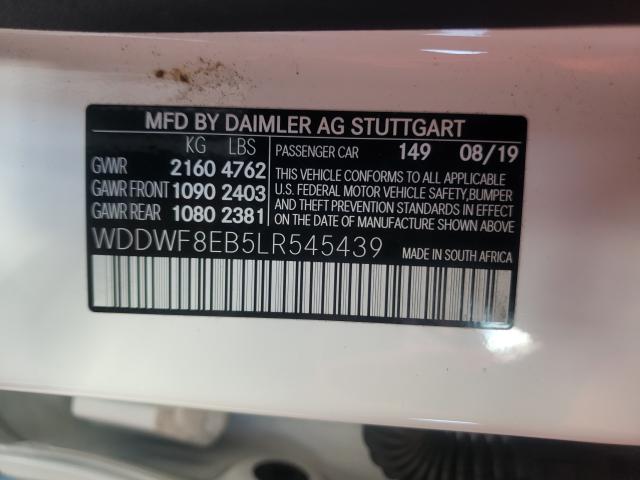 Photo 9 VIN: WDDWF8EB5LR545439 - MERCEDES-BENZ C 300 4MAT 