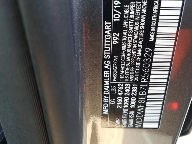 Photo 9 VIN: WDDWF8EB7LR560329 - MERCEDES-BENZ C 300 4MAT 