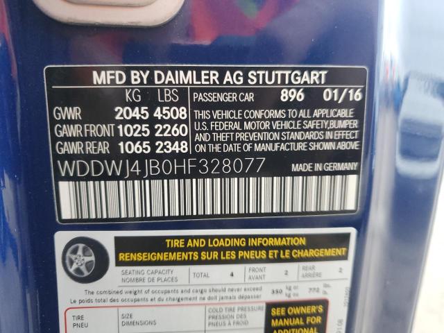 Photo 12 VIN: WDDWJ4JB0HF328077 - MERCEDES-BENZ C 300 