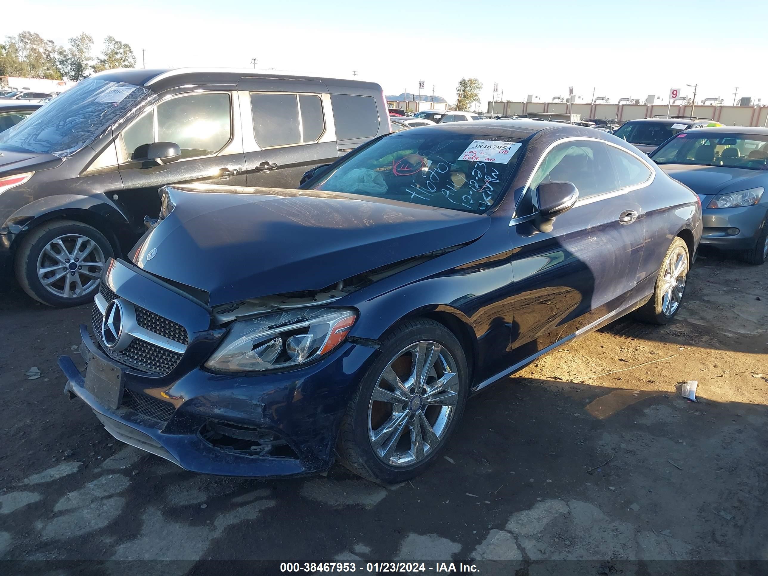 Photo 1 VIN: WDDWJ4JB6HF416261 - MERCEDES-BENZ C-KLASSE 