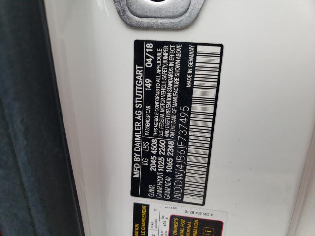 Photo 9 VIN: WDDWJ4JB6JF737495 - MERCEDES-BENZ C 300 