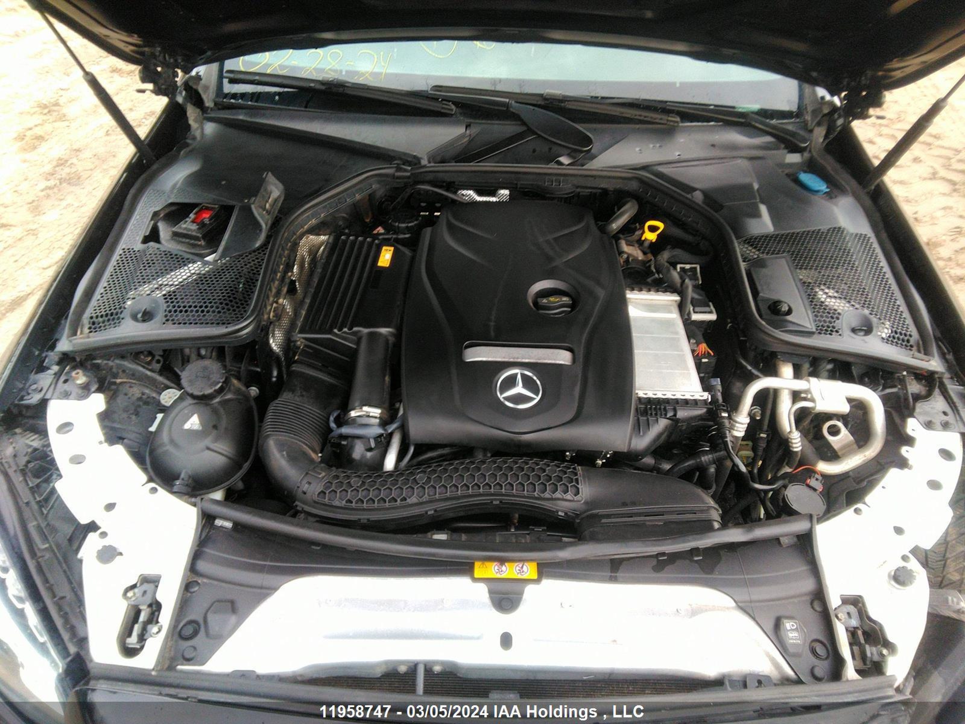 Photo 9 VIN: WDDWJ4KB1HF390229 - MERCEDES-BENZ C-KLASSE 