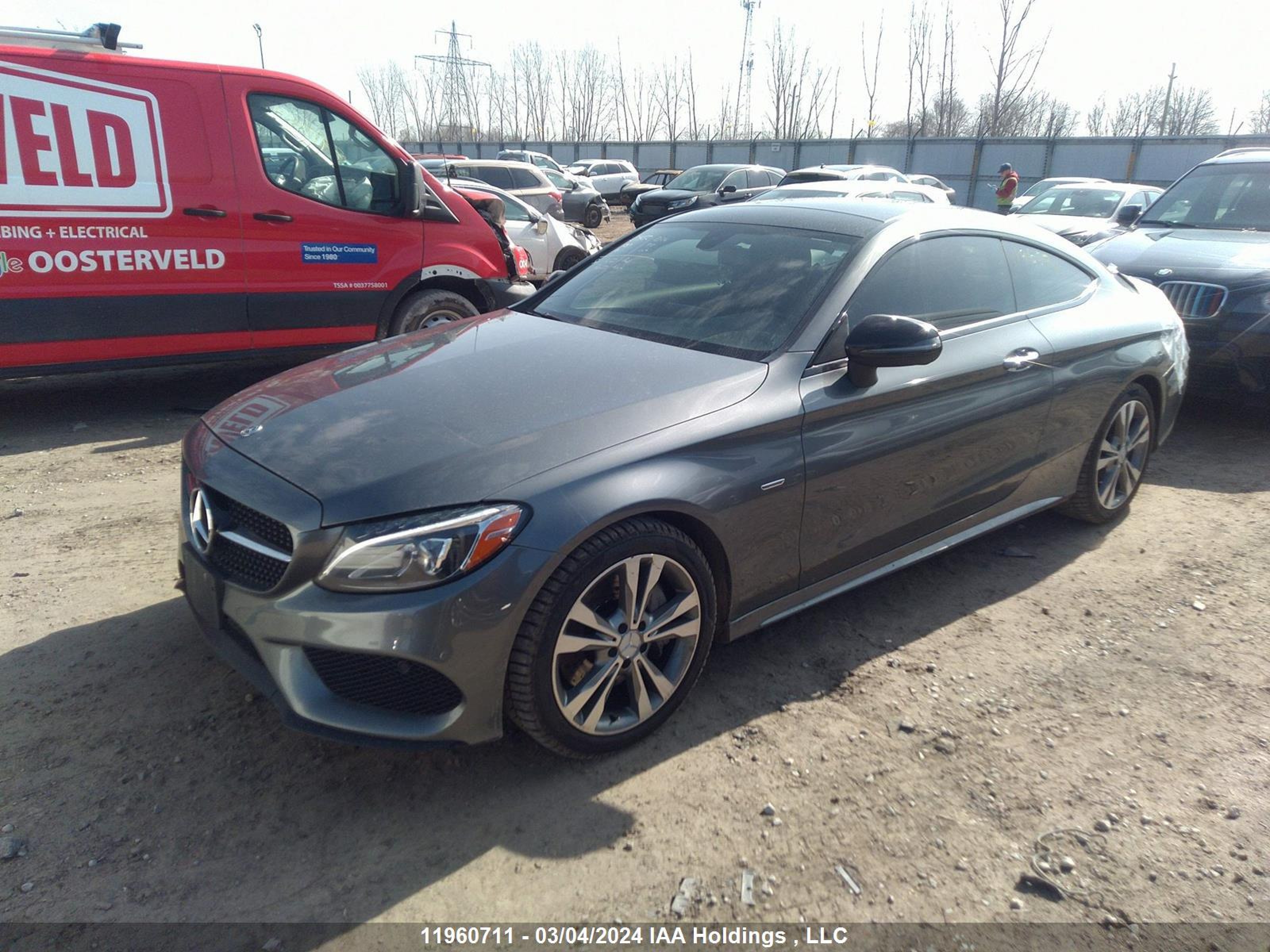 Photo 1 VIN: WDDWJ4KB2JF611214 - MERCEDES-BENZ C-KLASSE 