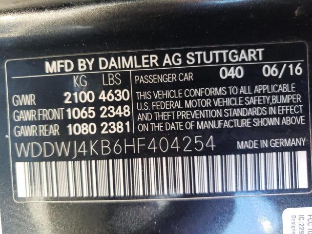 Photo 9 VIN: WDDWJ4KB6HF404254 - MERCEDES-BENZ C 300 4MAT 