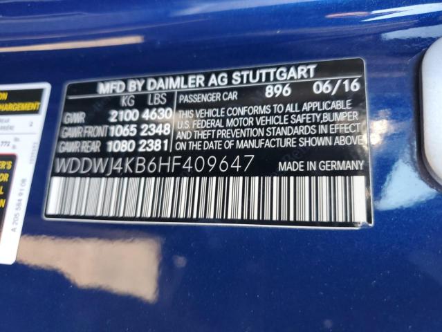 Photo 11 VIN: WDDWJ4KB6HF409647 - MERCEDES-BENZ C 300 4MAT 