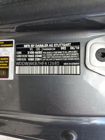 Photo 11 VIN: WDDWJ4KB7HF412685 - MERCEDES-BENZ C 300 4MAT 