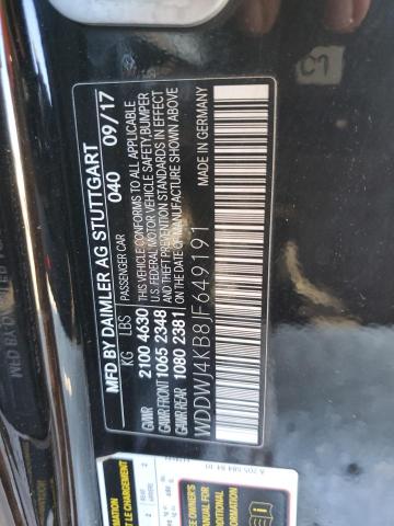 Photo 11 VIN: WDDWJ4KB8JF649191 - MERCEDES-BENZ C-CLASS 