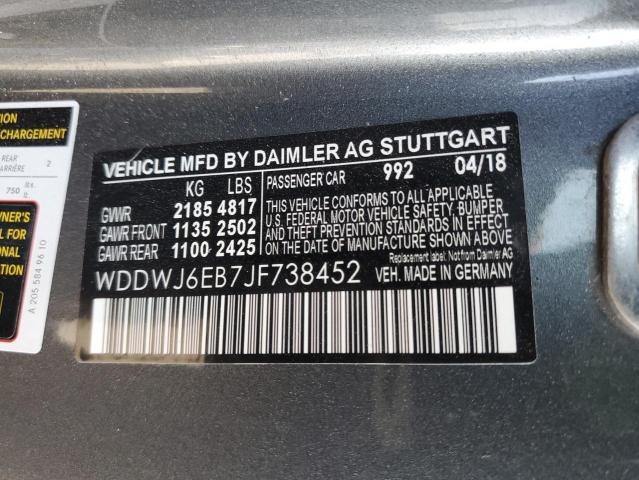 Photo 11 VIN: WDDWJ6EB7JF738452 - MERCEDES-BENZ C 43 4MATI 