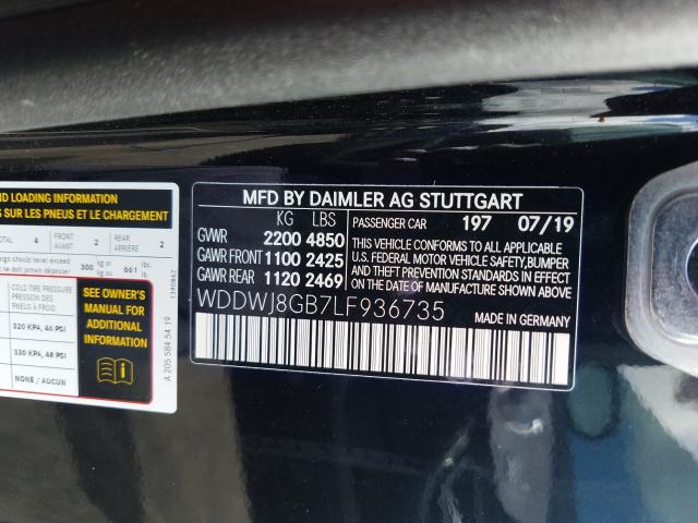 Photo 9 VIN: WDDWJ8GB7LF936735 - MERCEDES-BENZ C 36 AMG 