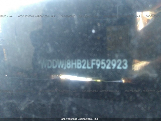 Photo 8 VIN: WDDWJ8HB2LF952923 - MERCEDES-BENZ C-CLASS 