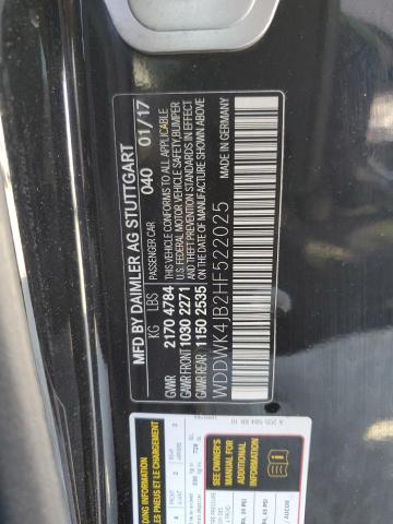 Photo 9 VIN: WDDWK4JB2HF522025 - MERCEDES-BENZ C 300 