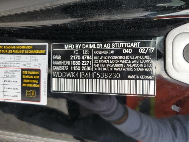 Photo 11 VIN: WDDWK4JB6HF538230 - MERCEDES-BENZ C 300 