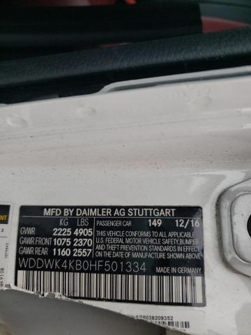 Photo 9 VIN: WDDWK4KB0HF501334 - MERCEDES-BENZ C 300 4MAT 