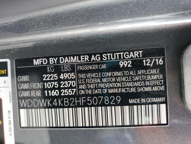 Photo 11 VIN: WDDWK4KB2HF507829 - MERCEDES-BENZ C 300 4MAT 