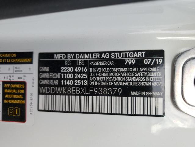 Photo 12 VIN: WDDWK8EBXLF938379 - MERCEDES-BENZ C 300 4MAT 