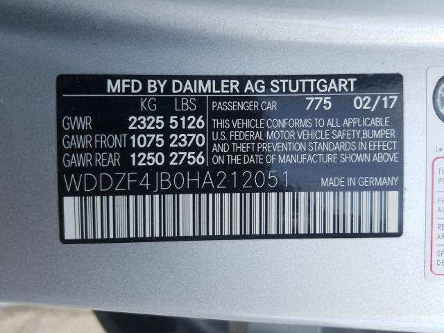 Photo 9 VIN: WDDZF4JB0HA212051 - MERCEDES-BENZ E 300 