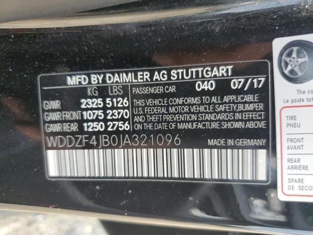 Photo 11 VIN: WDDZF4JB0JA321096 - MERCEDES-BENZ E 300 