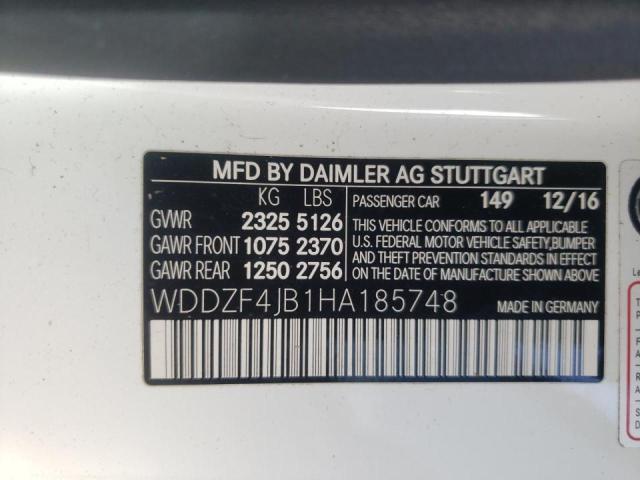 Photo 9 VIN: WDDZF4JB1HA185748 - MERCEDES-BENZ E 300 