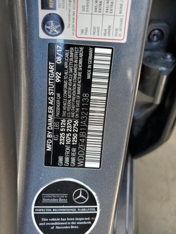 Photo 12 VIN: WDDZF4JB1JA321138 - MERCEDES-BENZ E 300 