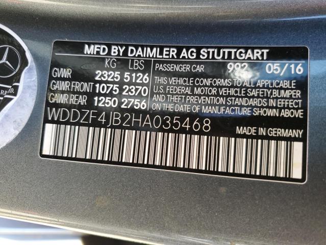 Photo 11 VIN: WDDZF4JB2HA035468 - MERCEDES-BENZ E 300 