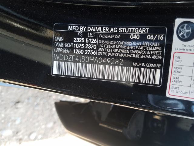 Photo 9 VIN: WDDZF4JB3HA049282 - MERCEDES-BENZ E 300 