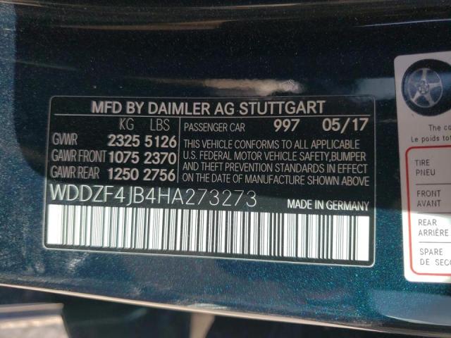 Photo 9 VIN: WDDZF4JB4HA273273 - MERCEDES-BENZ E 300 