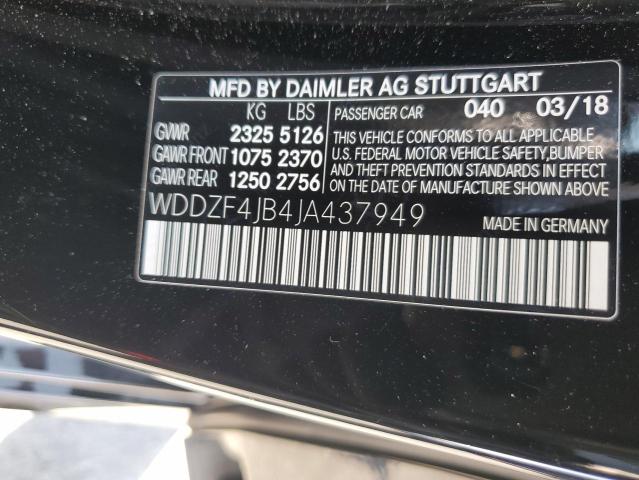 Photo 11 VIN: WDDZF4JB4JA437949 - MERCEDES-BENZ E 300 