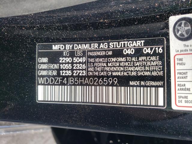 Photo 9 VIN: WDDZF4JB5HA026599 - MERCEDES-BENZ E 300 