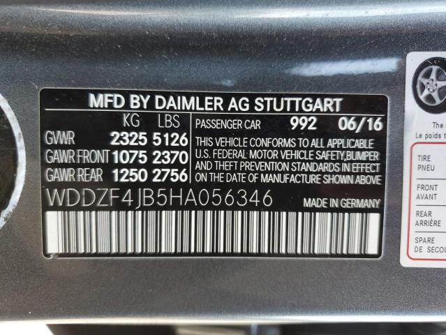 Photo 11 VIN: WDDZF4JB5HA056346 - MERCEDES-BENZ E 300 