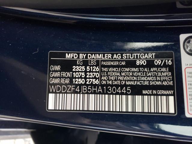 Photo 11 VIN: WDDZF4JB5HA130445 - MERCEDES-BENZ E-CLASS 