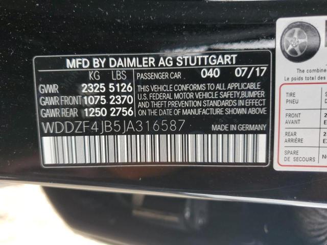 Photo 12 VIN: WDDZF4JB5JA316587 - MERCEDES-BENZ E 300 