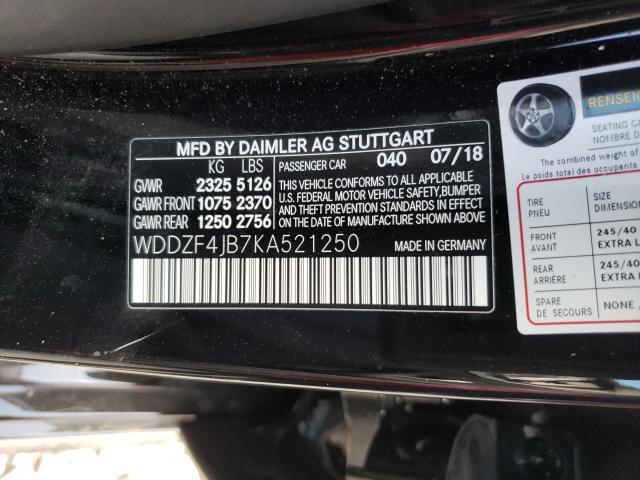 Photo 9 VIN: WDDZF4JB7KA521250 - MERCEDES-BENZ E 300 