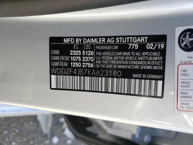 Photo 9 VIN: WDDZF4JB7KA623180 - MERCEDES-BENZ E 300 