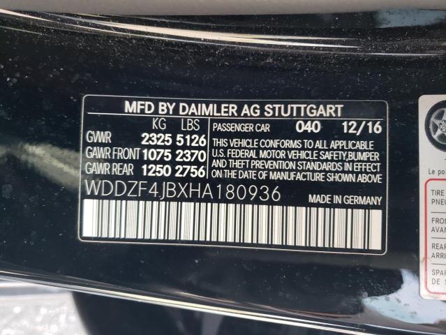 Photo 11 VIN: WDDZF4JBXHA180936 - MERCEDES-BENZ E 300 