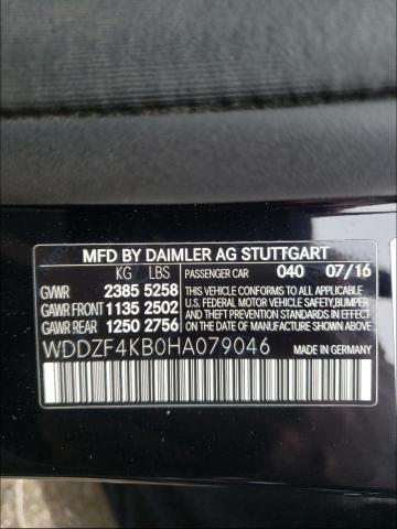 Photo 9 VIN: WDDZF4KB0HA079046 - MERCEDES-BENZ E 300 4MAT 