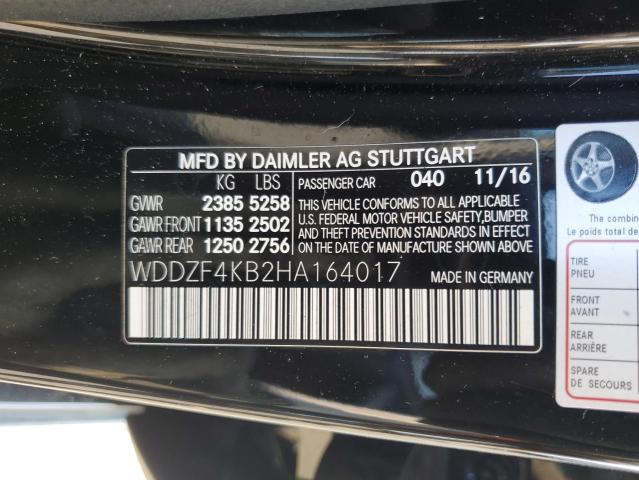 Photo 11 VIN: WDDZF4KB2HA164017 - MERCEDES-BENZ E 300 4MAT 