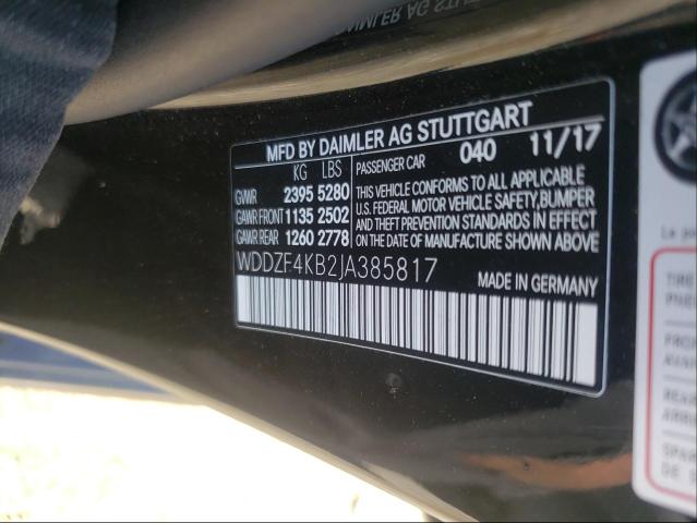 Photo 9 VIN: WDDZF4KB2JA385817 - MERCEDES-BENZ E 300 4MAT 