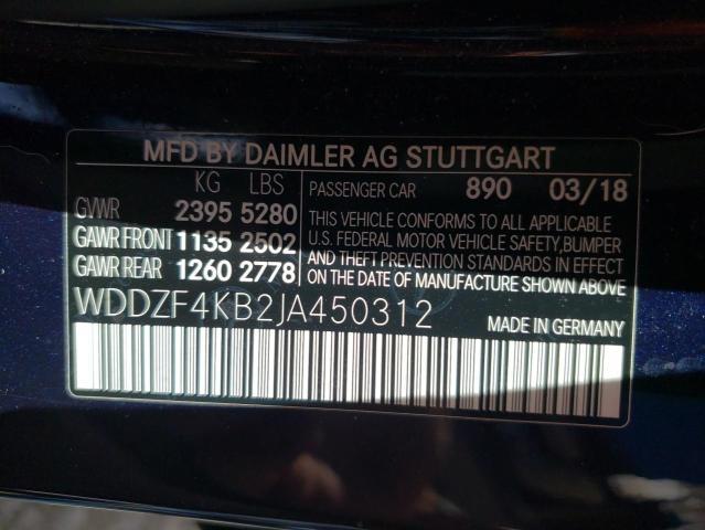 Photo 9 VIN: WDDZF4KB2JA450312 - MERCEDES-BENZ E 300 4MAT 