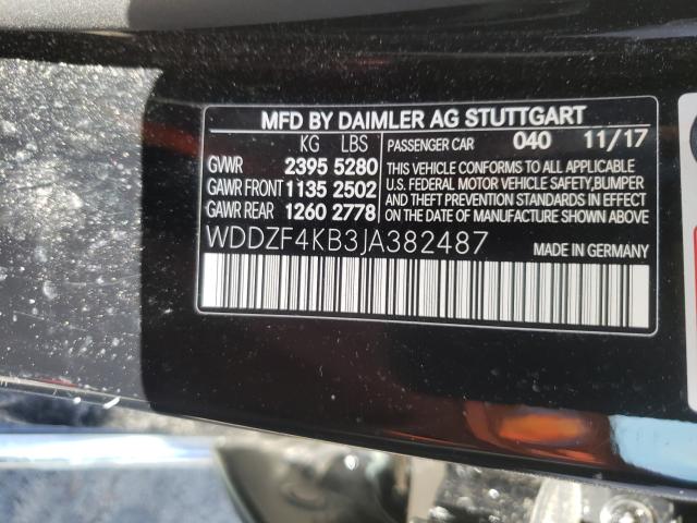 Photo 9 VIN: WDDZF4KB3JA382487 - MERCEDES-BENZ E 300 4MAT 