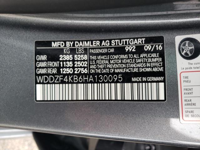 Photo 9 VIN: WDDZF4KB6HA130095 - MERCEDES-BENZ E 300 4MAT 