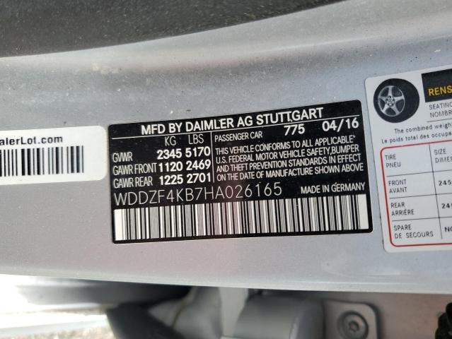 Photo 12 VIN: WDDZF4KB7HA026165 - MERCEDES-BENZ E 300 4MAT 