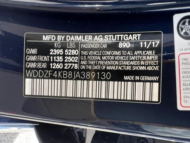 Photo 9 VIN: WDDZF4KB8JA389130 - MERCEDES-BENZ E 300 4MAT 