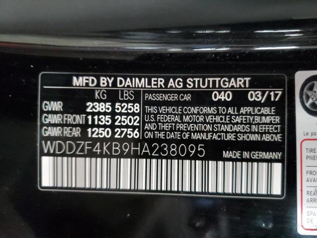 Photo 11 VIN: WDDZF4KB9HA238095 - MERCEDES-BENZ E 300 4MAT 